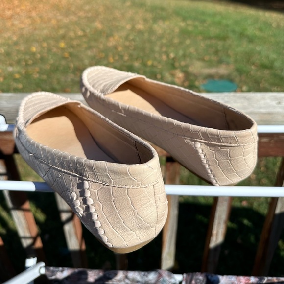 Jack Rogers Millie Moccasins in Blush Croc 8.5M - Picture 5 of 7